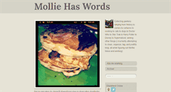 Desktop Screenshot of molliehaswords.tumblr.com