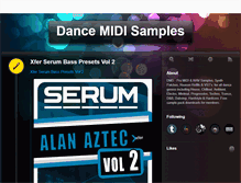 Tablet Screenshot of dancemidisamples.tumblr.com
