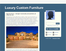 Tablet Screenshot of luxurycustomfurniture.tumblr.com
