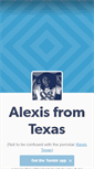 Mobile Screenshot of lexfromtex.tumblr.com