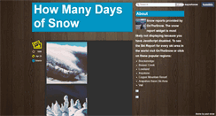 Desktop Screenshot of daysofsnow.tumblr.com