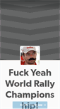 Mobile Screenshot of fuckyeahwrc.tumblr.com