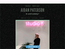 Tablet Screenshot of aidanpaterson.tumblr.com