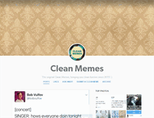 Tablet Screenshot of cleanmemes.tumblr.com