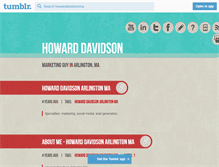 Tablet Screenshot of howarddavidsonma.tumblr.com