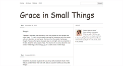 Desktop Screenshot of graceinsmallthings.tumblr.com