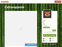 Tablet Screenshot of extravapanda.tumblr.com
