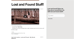 Desktop Screenshot of lostfoundstore.tumblr.com