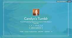 Desktop Screenshot of carolynmappleton.tumblr.com