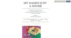 Desktop Screenshot of mynamesjustanoose.tumblr.com