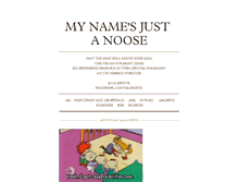 Tablet Screenshot of mynamesjustanoose.tumblr.com