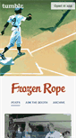 Mobile Screenshot of frozenrope.tumblr.com