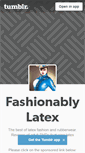 Mobile Screenshot of fashionablylatex.tumblr.com