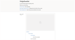Desktop Screenshot of ninjadentist.tumblr.com