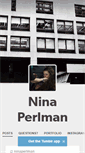 Mobile Screenshot of ninaperlman.tumblr.com