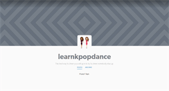 Desktop Screenshot of learnkpopdance.tumblr.com