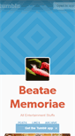 Mobile Screenshot of beatae-memoriae.tumblr.com