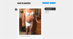 Desktop Screenshot of meninpanties.tumblr.com