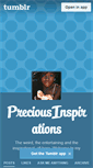 Mobile Screenshot of preciousinspirations.tumblr.com