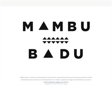Tablet Screenshot of mambubadu.tumblr.com