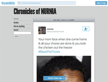 Tablet Screenshot of chroniclesofnurnia.tumblr.com