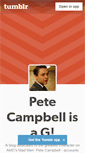 Mobile Screenshot of petecampbell.tumblr.com