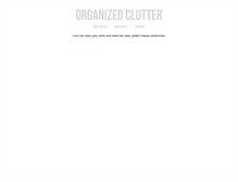 Tablet Screenshot of organized-clutter.tumblr.com