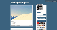 Desktop Screenshot of dothelightthing.tumblr.com