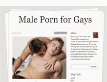 Tablet Screenshot of malepornforgays.tumblr.com