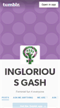 Mobile Screenshot of inglorious-gash.tumblr.com