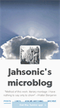 Mobile Screenshot of jahsonic.tumblr.com