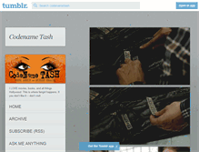 Tablet Screenshot of codenametash.tumblr.com