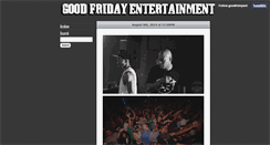 Desktop Screenshot of goodfridayent.tumblr.com