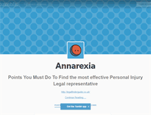 Tablet Screenshot of annarexia.tumblr.com