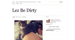 Desktop Screenshot of lezbedirty.tumblr.com