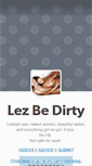 Mobile Screenshot of lezbedirty.tumblr.com