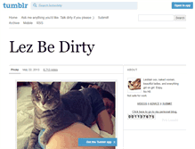 Tablet Screenshot of lezbedirty.tumblr.com