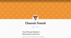 Desktop Screenshot of chaosintransit.tumblr.com