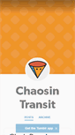 Mobile Screenshot of chaosintransit.tumblr.com