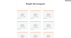 Desktop Screenshot of brightmorningstar.tumblr.com