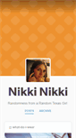 Mobile Screenshot of nikkinikkimanning.tumblr.com