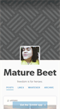 Mobile Screenshot of mature-beet.tumblr.com
