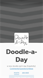 Mobile Screenshot of doodle-a-day.tumblr.com