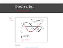 Tablet Screenshot of doodle-a-day.tumblr.com