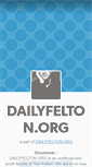 Mobile Screenshot of feltondaily.tumblr.com