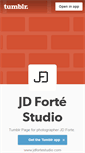 Mobile Screenshot of jdfortestudio.tumblr.com