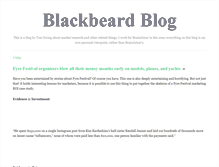 Tablet Screenshot of blackbeardblog.tumblr.com