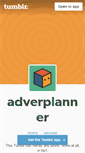 Mobile Screenshot of adverplanner.tumblr.com