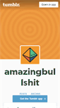 Mobile Screenshot of amazingbullshit.tumblr.com