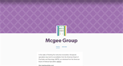 Desktop Screenshot of mcgeegroup.tumblr.com